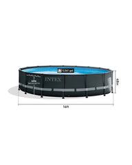 Ultra XTR® Frame Above Ground Pool with Sand Filter Pump - 16' x 48"
