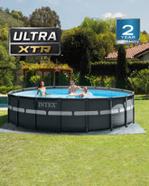 Ultra XTR® Frame Above Ground Pool with Sand Filter Pump - 18' x 52"