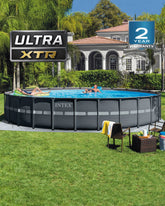 Ultra XTR® Frame Above Ground Pool with Sand Filter Pump - 24' x 52"