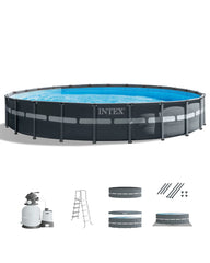 Ultra XTR® Frame Above Ground Pool with Sand Filter Pump - 24' x 52"