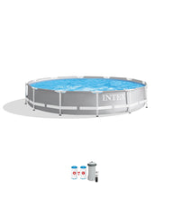 Prism Frame™ 12' x 30" Above Ground Pool with Filter Pump