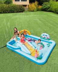 Jungle Adventure Inflatable Play Center with Slide