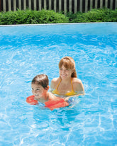 Large Orange Inflatable Arm Band Floaties