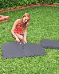 Gray Padded Floor Protector (8 pieces)