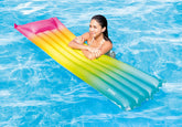Rainbow Ombre Inflatable Floating Mat