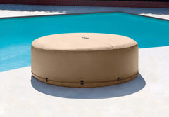PureSpa™ Bubble Massage Inflatable Hot Tub with Energy Efficient Cover - 4 Person