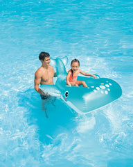 Blue Whale Ride-On Inflatable Pool Float