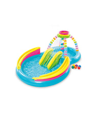 Rainbow Funnel Inflatable Play Center with Slide