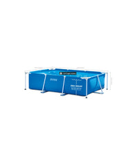 Metal Frame Rectangular Frame Pool Set - 9' 10" x 6' 6.75 x 29.5"