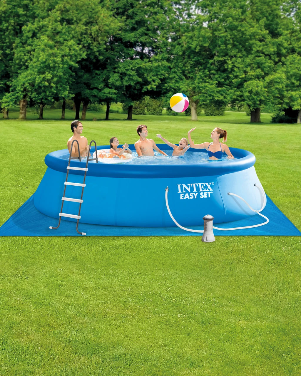 Easy Set® 15' x 48" Inflatable Pool with Filter Pump