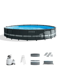 Ultra XTR® Frame Above Ground Pool with Sand Filter Pump - 20' x 48"