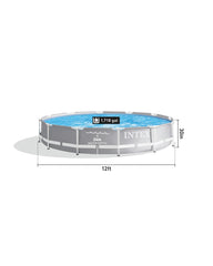 Prism Frame™ 12' x 30" Above Ground Pool with Filter Pump