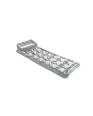 18-Pocket Suntanner Inflatable Floating Mat - Gray