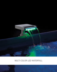 Multi-Color LED Waterfall Cascade Pool Light