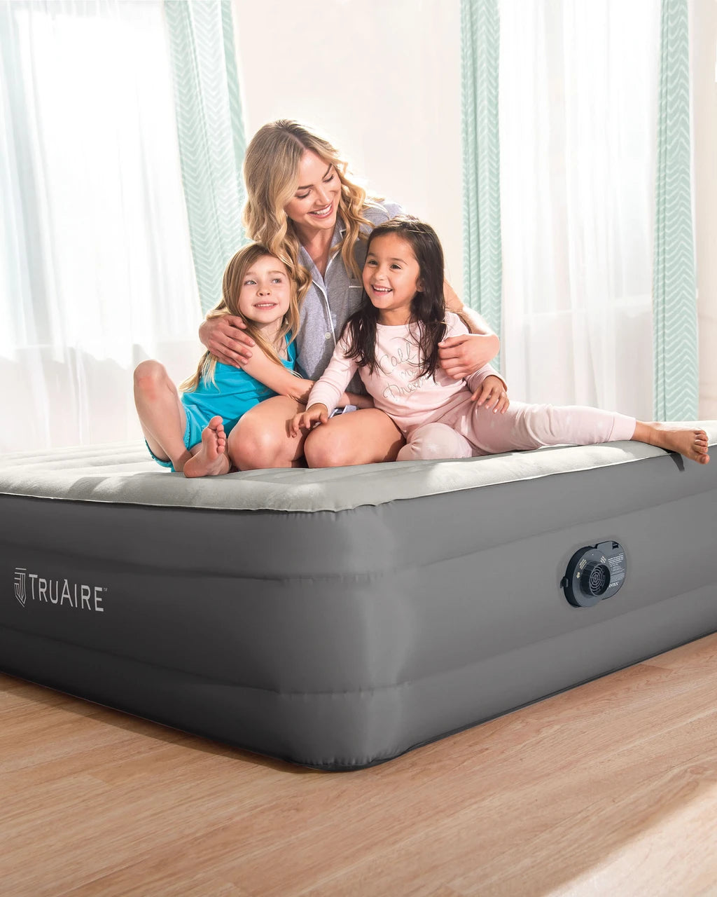 TruAire® Air Mattress 18" Queen with Built-In Electric Pump
