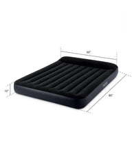Dura-Beam® Standard Pillow Rest Air Mattress 10" Queen with Built-In Electric Pump