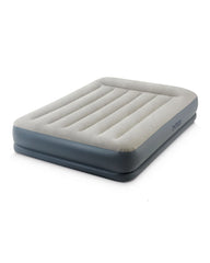 Dura-Beam® Standard Pillow Rest Air Mattress 12" Queen with Built-In Electric Pump
