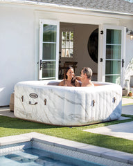 PureSpa Calacatta Jet and Bubble Deluxe Set - 4 Person