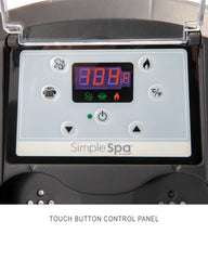 SimpleSpa Bubble Massage Inflatable Hot Tub -- 4 Person