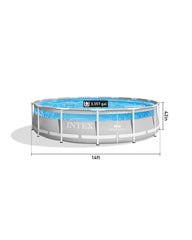 Clearview Prism Frame Above Ground Pool Set - 14' x 42"