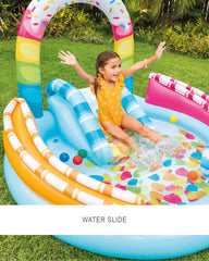 Candy Fun Inflatable Play Center with Slide