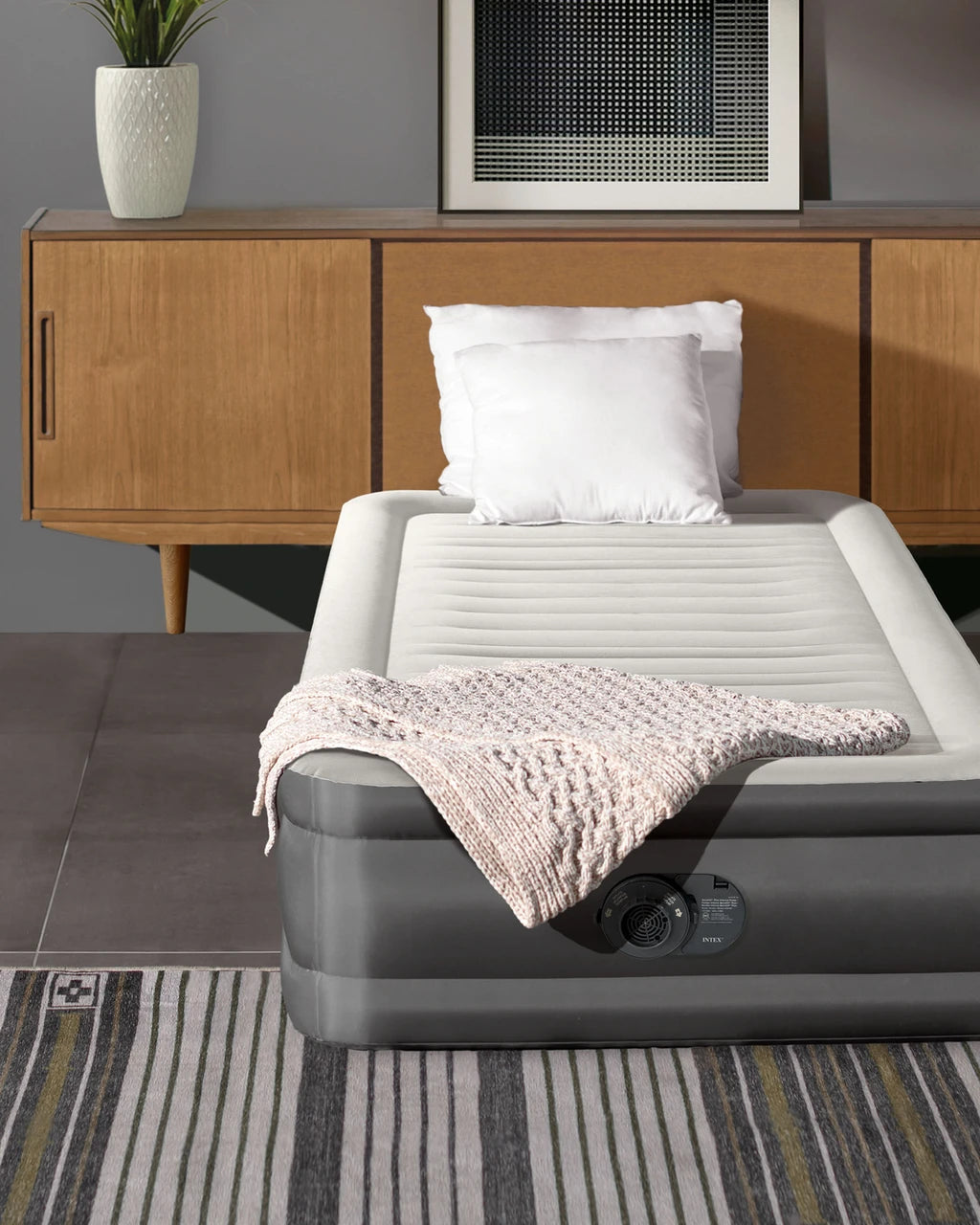 TruAire® Comfort Plush Airbed with Fiber-Tech - Twin