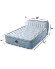 Dura-Beam® Ultra Queen Plush Headboard Airbed with Fiber-Tech Rp